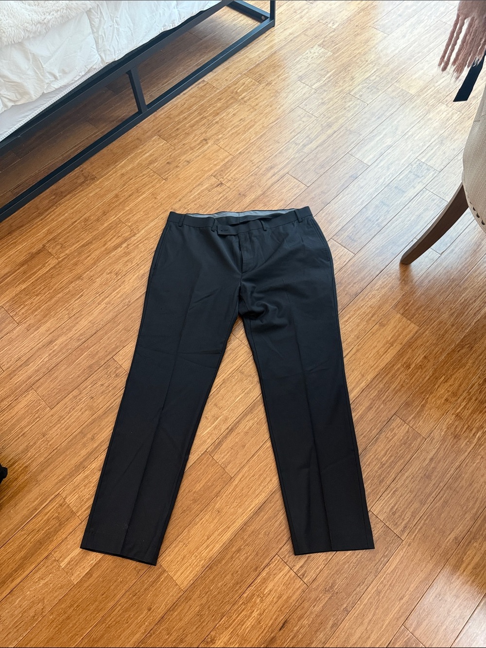Calvin Klein Black Men's Dress Pants - Slim Tailored Look
